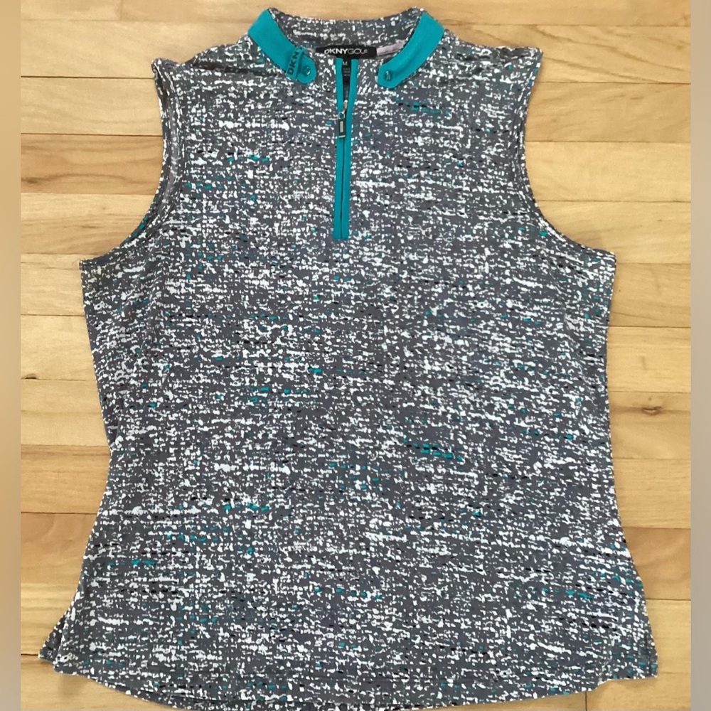 DKNY WOMENS GOLF TOP M